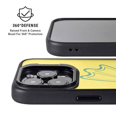 University of Oregon Ducks Logo iPhone 16 Pro Kickstand Case